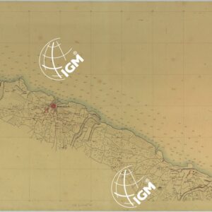 CARTA RILIEVI DELLE COSTE DELL'ADRIATICO DAL FIUME TRONTO A GAGLIANO DEL CAPO DI S.TA MARIA DI LEUCA - FOGLIO 26
