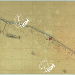CARTA RILIEVI DELLE COSTE DELL'ADRIATICO DAL FIUME TRONTO A GAGLIANO DEL CAPO DI S.TA MARIA DI LEUCA - FOGLIO 29