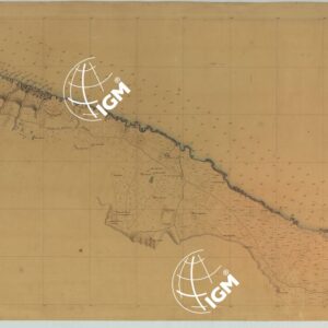 CARTA RILIEVI DELLE COSTE DELL'ADRIATICO DAL FIUME TRONTO A GAGLIANO DEL CAPO DI S.TA MARIA DI LEUCA - FOGLIO 33