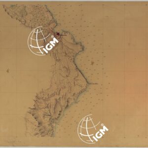 CARTA RILIEVI DELLE COSTE DELL'ADRIATICO DAL FIUME TRONTO A GAGLIANO DEL CAPO DI S.TA MARIA DI LEUCA - FOGLIO 41