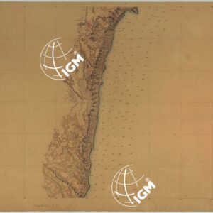 CARTA RILIEVI DELLE COSTE DELL'ADRIATICO DAL FIUME TRONTO A GAGLIANO DEL CAPO DI S.TA MARIA DI LEUCA - FOGLIO 43