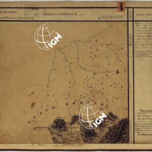 CARTA DELLE PROVINCE CONTINENTALI DELL'EX REGNO DI NAPOLI - SEZIONE 1 COLONNA I (1)
