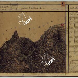 CARTA DELLE PROVINCE CONTINENTALI DELL'EX REGNO DI NAPOLI - SEZIONE 1 COLONNA II (2)