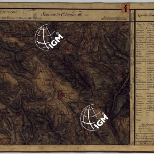 CARTA DELLE PROVINCE CONTINENTALI DELL'EX REGNO DI NAPOLI - SEZIONE 3 COLONNA III (10)