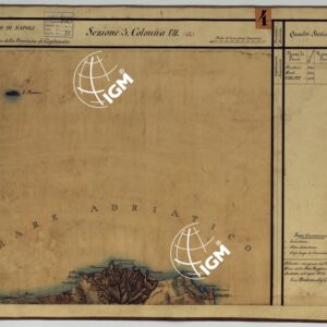 CARTA DELLE PROVINCE CONTINENTALI DELL'EX REGNO DI NAPOLI - SEZIONE 3 COLONNA VII (14)