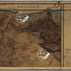CARTA DELLE PROVINCE CONTINENTALI DELL'EX REGNO DI NAPOLI - SEZIONE 3- 4 COLONNA VI (13'19)