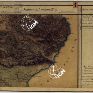 CARTA DELLE PROVINCE CONTINENTALI DELL'EX REGNO DI NAPOLI - SEZIONE 4 COLONNA VII (20)