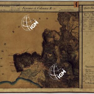 CARTA DELLE PROVINCE CONTINENTALI DELL'EX REGNO DI NAPOLI - SEZIONE 5 COLONNA II (21)