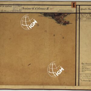 CARTA DELLE PROVINCE CONTINENTALI DELL'EX REGNO DI NAPOLI - SEZIONE 6 COLONNA II (27 bis)