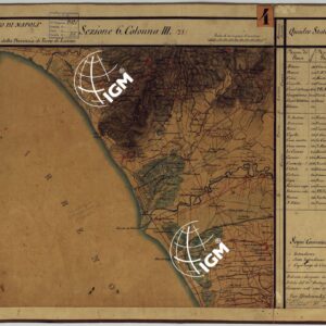 CARTA DELLE PROVINCE CONTINENTALI DELL'EX REGNO DI NAPOLI - SEZIONE 6 COLONNA III (28)