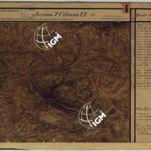 CARTA DELLE PROVINCE CONTINENTALI DELL'EX REGNO DI NAPOLI - SEZIONE 7 COLONNA VI (39)