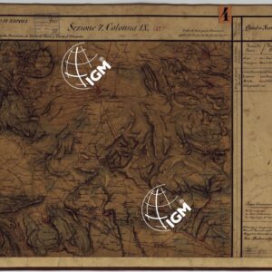 CARTA DELLE PROVINCE CONTINENTALI DELL'EX REGNO DI NAPOLI - SEZIONE 7 COLONNA IX (42)