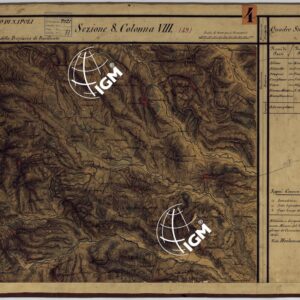 CARTA DELLE PROVINCE CONTINENTALI DELL'EX REGNO DI NAPOLI - SEZIONE 8 COLONNA VIII (49)