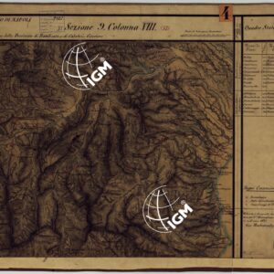 CARTA DELLE PROVINCE CONTINENTALI DELL'EX REGNO DI NAPOLI - SEZIONE 9 COLONNA VIII (57)