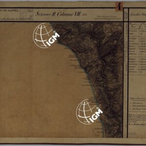 CARTA DELLE PROVINCE CONTINENTALI DELL'EX REGNO DI NAPOLI - SEZIONE 11 COLONNA VII (63)