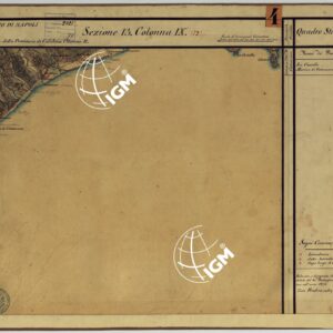 CARTA DELLE PROVINCE CONTINENTALI DELL'EX REGNO DI NAPOLI - SEZIONE 13 COLONNA IX (72)