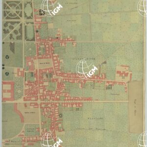PIANTA DELLA CITTA' DI CASERTA LEVATA NELL'ANNO 1857 DALL'INGEGNERE VINCENZO DI CARLO E DISEGNATA NEL R.LE. OFFICIO TOPOGRAFICO - FOGLIO 2