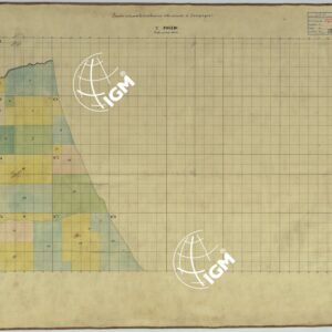 TAVOLETTE AL 20.000 PER LA CARTA DEL REGNO DI NAPOLI - QUADRO INDICANTE LA DISTRIBUZIONE DELLE MINUTE DI CAMPAGNA FOGLIO 3°.
