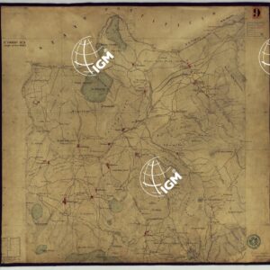 TAVOLETTE AL 20.000 PER LA CARTA DEL REGNO DI NAPOLI - FOGLIO 2° TAVOLA 9.