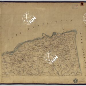 TAVOLETTE AL 20.000 PER LA CARTA DEL REGNO DI NAPOLI - FOGLIO 3° TAVOLA 1.