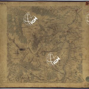 TAVOLETTE AL 20.000 PER LA CARTA DEL REGNO DI NAPOLI - FOGLIO 5° TAVOLA 1.