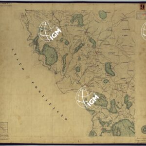 TAVOLETTE AL 20.000 PER LA CARTA DEL REGNO DI NAPOLI - FOGLIO 5° TAVOLA 13.