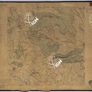 TAVOLETTE AL 20.000 PER LA CARTA DEL REGNO DI NAPOLI - FOGLIO 5° TAVOLA 21.