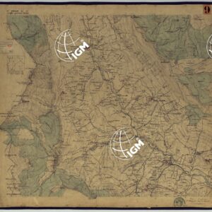 TAVOLETTE AL 20.000 PER LA CARTA DEL REGNO DI NAPOLI - FOGLIO 8° TAVOLA 13.