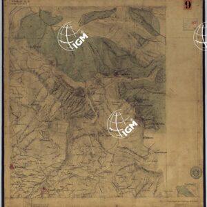 TAVOLETTE AL 20.000 PER LA CARTA DEL REGNO DI NAPOLI - FOGLIO 8° TAVOLA 18.