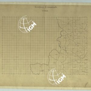 TAVOLETTE AL 20.000 PER LA CARTA DEL REGNO DI NAPOLI - FOGLIO 12° CONFINI COMUNALI.