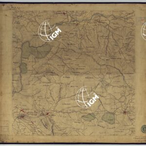 TAVOLETTE AL 20.000 PER LA CARTA DEL REGNO DI NAPOLI - FOGLIO 12° TAVOLA 4.