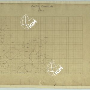 TAVOLETTE AL 20.000 PER LA CARTA DEL REGNO DI NAPOLI - FOGLIO 13° CONFINI COMUNALI.