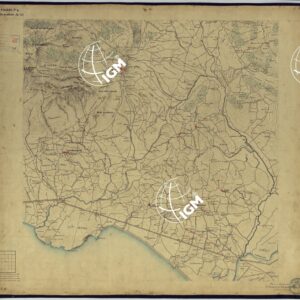 TAVOLETTE AL 20.000 PER LA CARTA DEL REGNO DI NAPOLI - FOGLIO 17° TAVOLA 4.