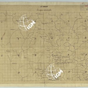 TAVOLETTE AL 20.000 PER LA CARTA DEL REGNO DI NAPOLI - FOGLIO 18° CONFINI COMUNALI.