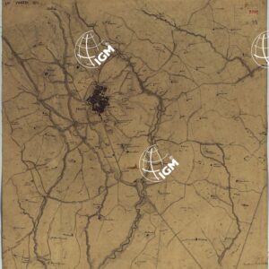 MINUTE ORIGINALI DI CAMPAGNA DELLE LEVATE AL 20.000 DELLA CARTA  DEL REAME DI NAPOLI ANNESSI GRAFICI E SCHIZZI DI NESSUN VALORE -18  FOGLIO 3 Teano