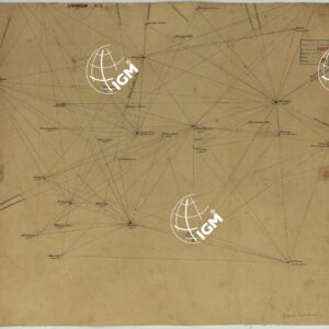 MINUTE ORIGINALI DI CAMPAGNA DELLE LEVATE AL 20.000 DELLA CARTA  DEL REAME DI NAPOLI ANNESSI GRAFICI E SCHIZZI DI NESSUN VALORE - FOGLIO 3