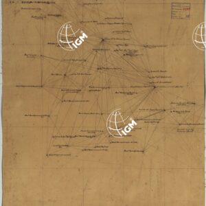 MINUTE ORIGINALI DI CAMPAGNA DELLE LEVATE AL 20.000 DELLA CARTA  DEL REAME DI NAPOLI ANNESSI GRAFICI E SCHIZZI DI NESSUN VALORE - FOGLIO 10