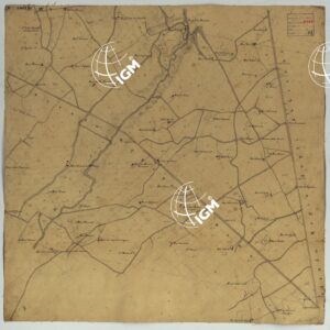 MINUTE ORIGINALI DI CAMPAGNA DELLE LEVATE AL 20.000 DELLA CARTA  DEL REAME DI NAPOLI ANNESSI GRAFICI E SCHIZZI DI NESSUN VALORE - Sparanise-Pignataro Maggiore