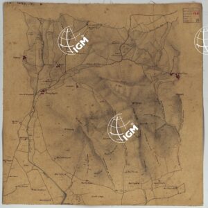 MINUTE ORIGINALI DI CAMPAGNA DELLE LEVATE AL 20.000 DELLA CARTA  DEL REAME DI NAPOLI ANNESSI GRAFICI E SCHIZZI DI NESSUN VALORE - Piana di Monte Verna - Castel di Sasso