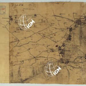 MINUTE ORIGINALI DI CAMPAGNA DELLE LEVATE AL 20.000 DELLA CARTA  DEL REAME DI NAPOLI ANNESSI GRAFICI E SCHIZZI DI NESSUN VALORE - Santa Maria a Vico - San Felice a Cancello - Arienzo