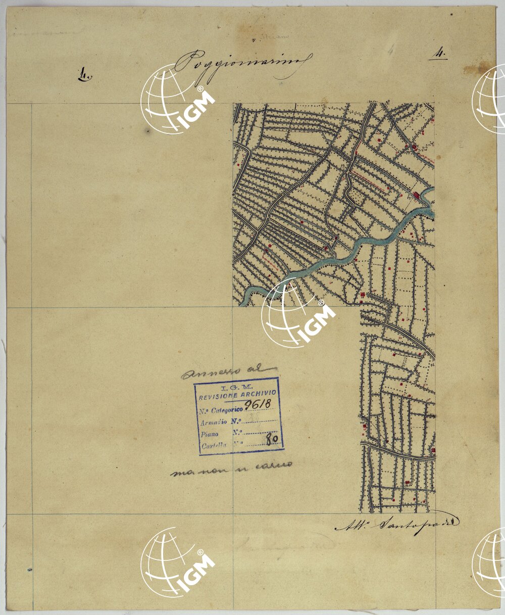VESUVIO E DINTORNI - FOGLIO 4 POGGIOMARINO.