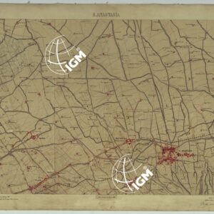 CARTA TOPOGRAFICA DEL MONTE VESUVIO RILEVATA E DISEGNATA DAGLI ALLIEVI DELL'ISTITUTO TOPOGRAFICO MIITARE NEGLI ANNI 1876-76 ALLA SCALA DI 1:10000 - FOGLIO 1 S. ANASTASIA.