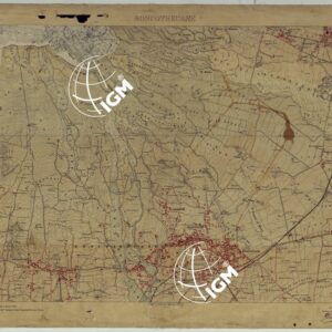 CARTA TOPOGRAFICA DEL MONTE VESUVIO RILEVATA E DISEGNATA DAGLI ALLIEVI DELL'ISTITUTO TOPOGRAFICO MIITARE NEGLI ANNI 1876-76 ALLA SCALA DI 1:10000 - FOGLIO 10 BOSCOTRECASE.