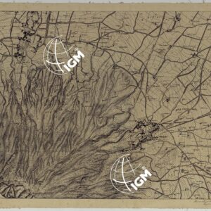 CARTA TOPOGRAFICA DEL MONTE VESUVIO RILEVATA E DISEGNATA DAGLI ALLIEVI DELL'ISTITUTO TOPOGRAFICO MIITARE NEGLI ANNI 1876-76 ALLA SCALA DI 1:10000 RICONOSCIUTA PER IL SISTEMA ROTABILE NEL 1880 - FOGLIO 2 OTTAVIANO.