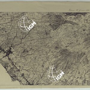 CARTA TOPOGRAFICA DEL MONTE VESUVIO RILEVATA E DISEGNATA DAGLI ALLIEVI DELL'ISTITUTO TOPOGRAFICO MIITARE NEGLI ANNI 1876-76 ALLA SCALA DI 1:10000 - FOGLIO III.