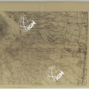 CARTA TOPOGRAFICA DEL MONTE VESUVIO RILEVATA E DISEGNATA DAGLI ALLIEVI DELL'ISTITUTO TOPOGRAFICO MIITARE NEGLI ANNI 1876-76 ALLA SCALA DI 1:10000 - FOGLIO IV.