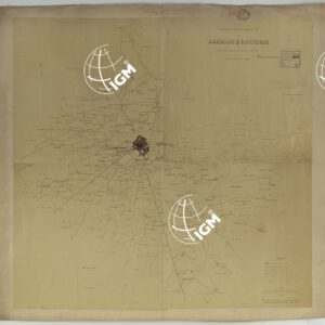 PIANTA TOPOGRAFICA DI BRINDISI E DINTORNI LEVATA ALLA SALA DI 1:10.000 NELL'ANNO 1863.