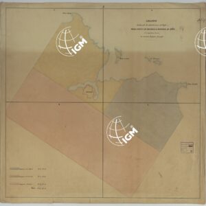 PIANTA TOPOGRAFICA DI BRINDISI E DINTORNI LEVATA ALLA SCALA DI 1:10.000 NELL'ANNO 1863 - GRAFICO