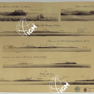 Vedute di alcuni punti delle Coste Dalmate, Montenegrine, Albanesi e delle Isole Ionie - Foglio 48-IV - Albania-Grecia