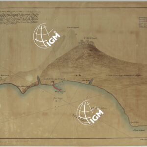 Piano del Porto di Girgenti con il Banco esistente fuori di esso - Agrigento